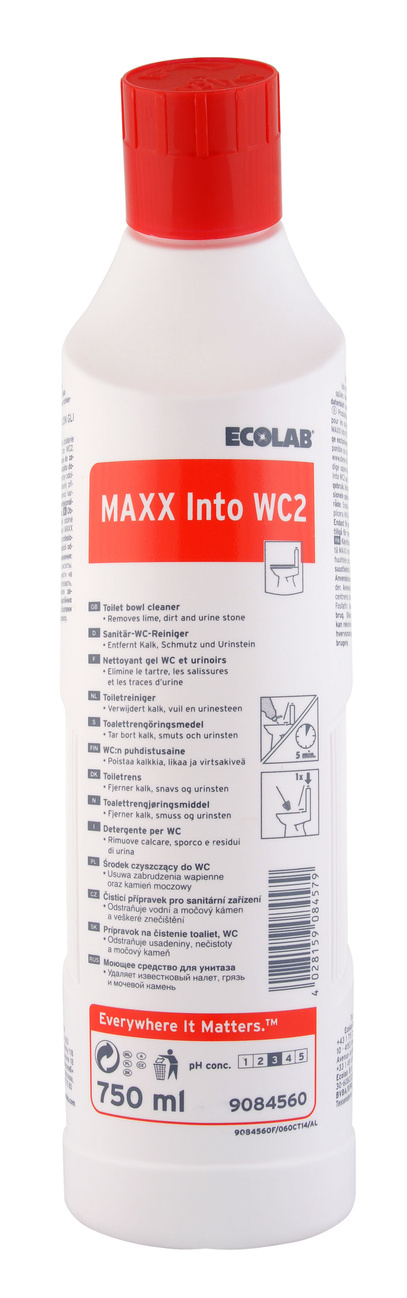 Toalettrengöringsmedel Maxx Into WC2, 750 ml