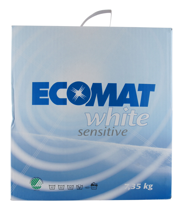 Tvättpulver Ecomat White Sensitive 7,35 kg