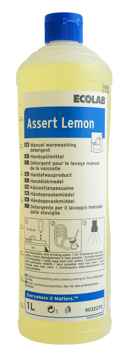 Handdiskmedel Assert Clean Lemon 1 lit