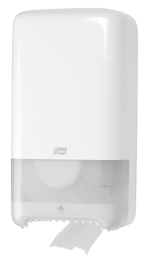 Dispenser Toalettpapper Kompakt vit/plast T6