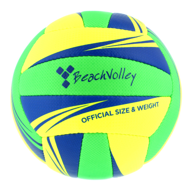 Beachvolleyboll gul/grön storlek 5