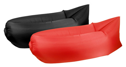 Chill-soffa röd och svart sorterade färger