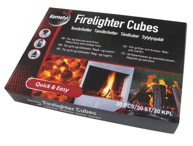 Tändkuber Firelighter Cubes 30 bitar