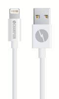 Kabel USB-Lightning iPhone 5-XS mfl vit 1 m