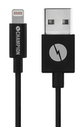 Kabel USB-Lightning iPhone 5-XS mfl svart 1 m