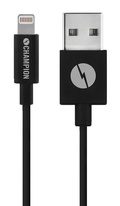 Kabel USB-Lightning iPhone 5-XS mfl svart 2 m