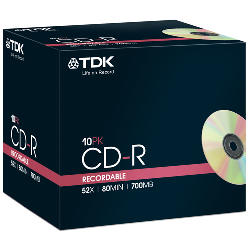 CD-R-skiva 700 MB 52X