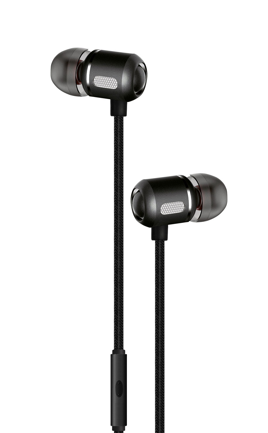 Headset In-ear svart metallic