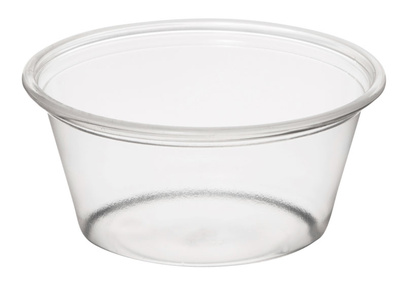 Bägare rund transparent 9 cl 2500 st