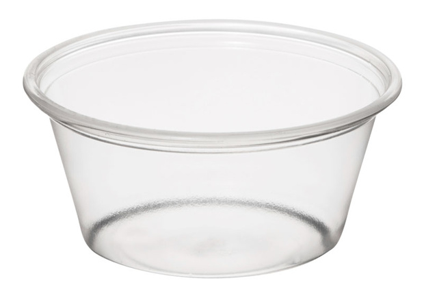 Bägare rund transparent 9 cl 2500 st