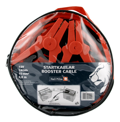 Startkabelset 2 x 2,5 m 140A