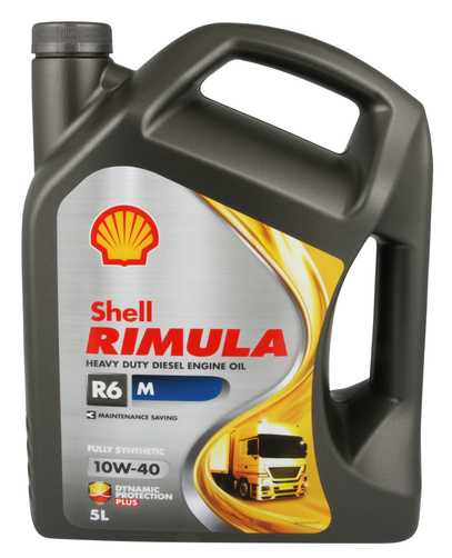 Motorolja Rimula Diesel R6-M 10W-40, 5 lit