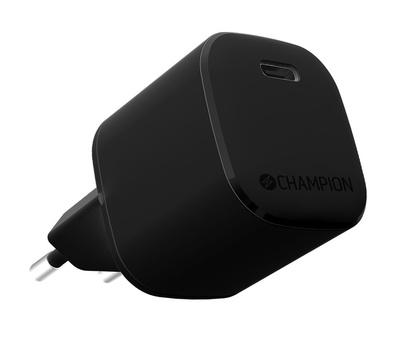 Väggladdare Fast Charge USB-C svart