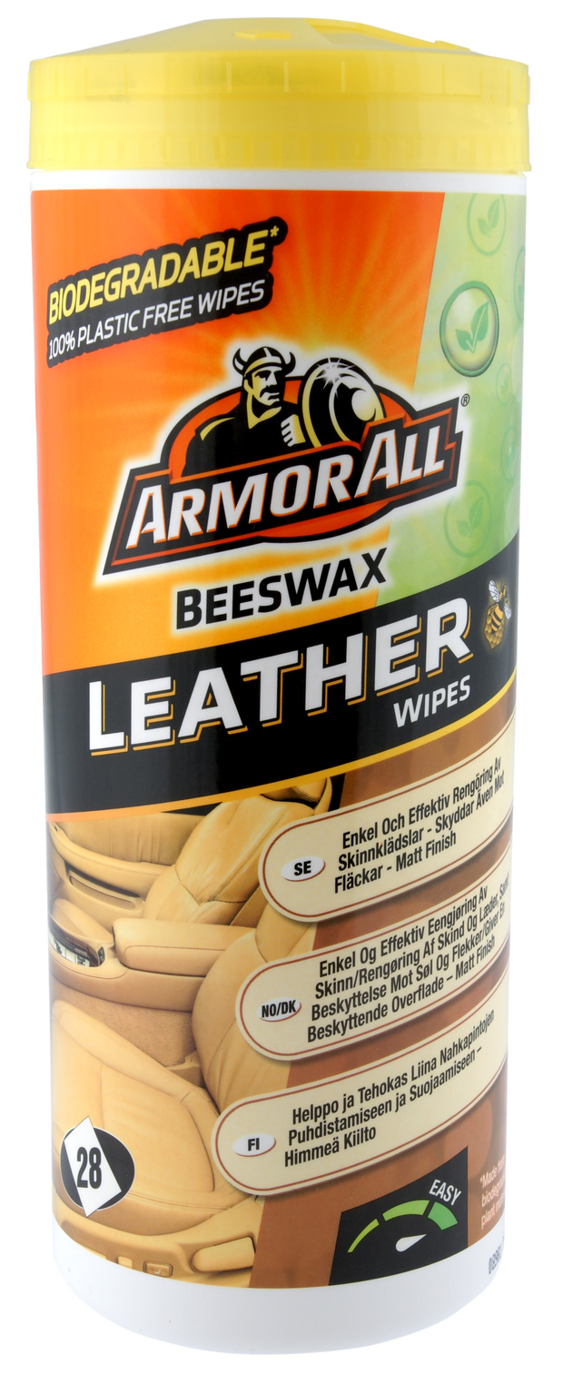 Skinnrengöring Leather Wipes 28-p