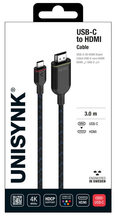 USB-C till HDMI 3m