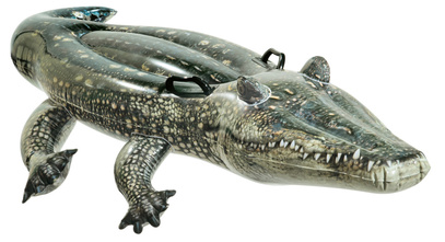 Baddjur krokodil uppblåsbar 170 x 86 cm