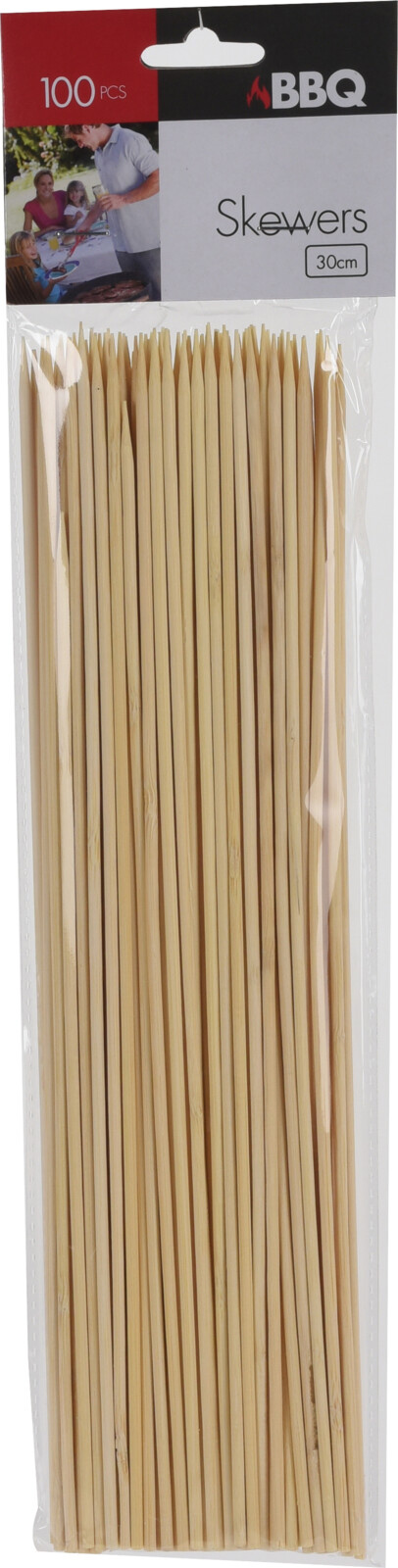 Grillspett bambu 30 cm 100 st