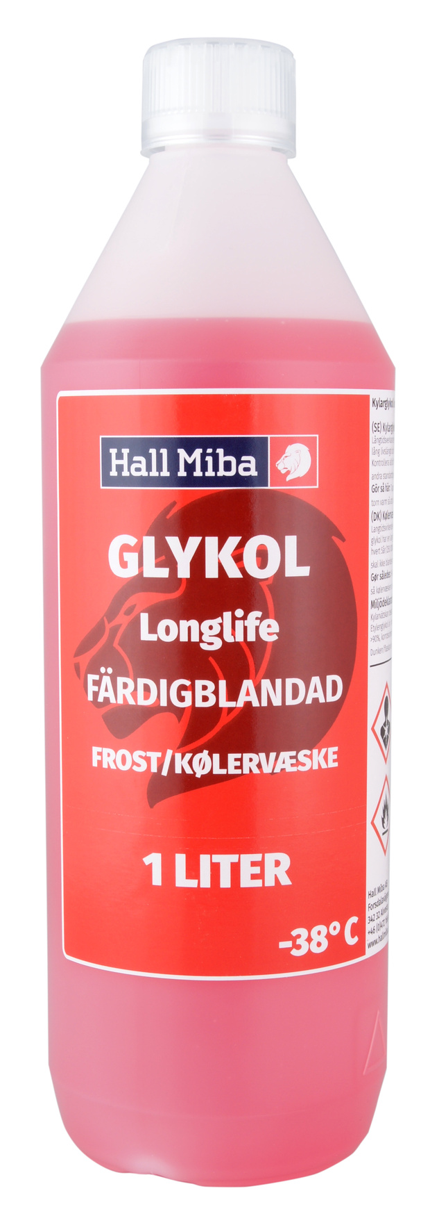 Glykol Longlife färdigblandad 1 lit