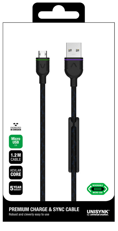 Premium Micro-USB kabel 1,2m