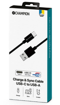 Kabel USB-A till USB-C 2m svart