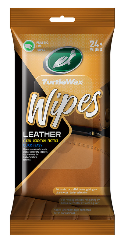 Skinnrengöring Leather Wipes 24-p