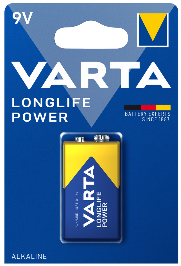 Batteri Longlife Power 6LR61 9V 4922-1, 1-p