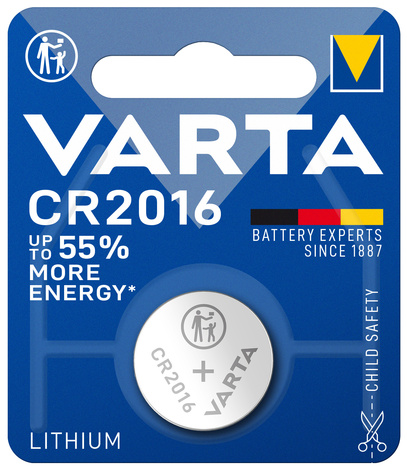 Batteri knappcell CR2016 3V