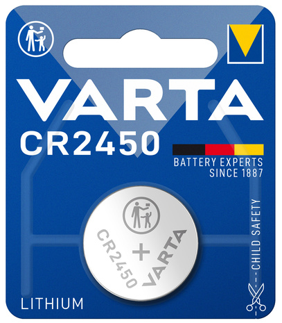 Batteri knappcell CR2450 3 V 1-p