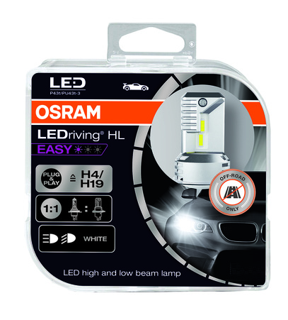 Ledlampa H4 LEDriving HL EASY 2-pack