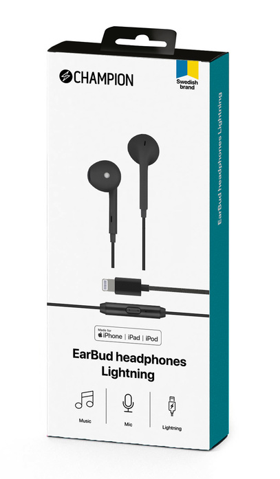 Ear-bud headphones lightning