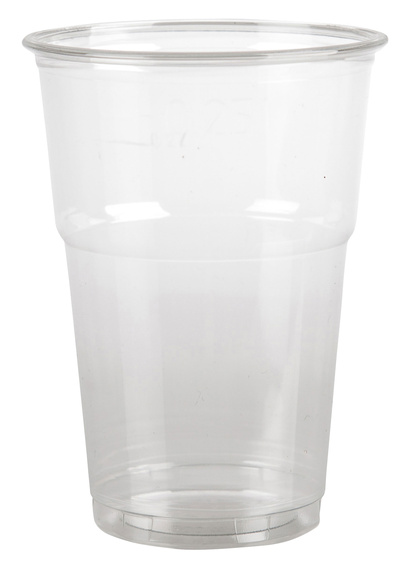 Plastglas 25 cl 1250 st