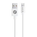 Kabel USB-Lightning iPhone 5-XS mfl vit 2 m
