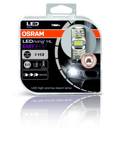 Ledlampa H3 LEDriving HL EASY 2-pack